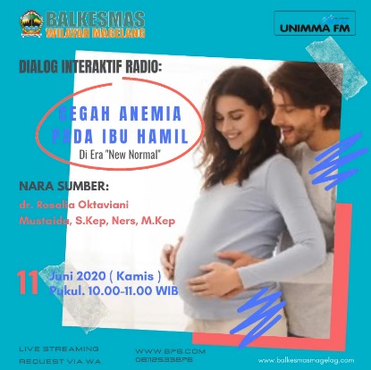 Radio Interaktif-Cegah Anemia pada Ibu Hamil- Kamis , 11 Juni 2020